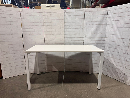 Стол прямоугольный ЛДСП Белый Импорт