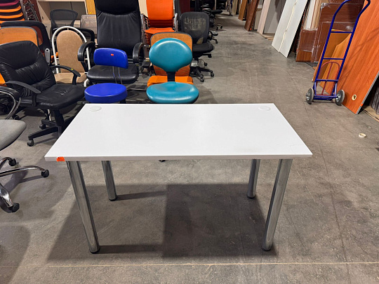 Стол прямоугольный ЛДСП Белый Россия