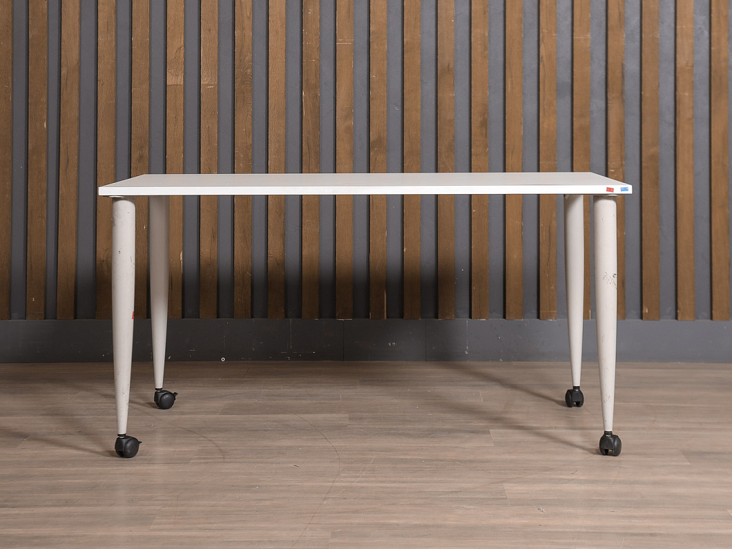 Стол прямоугольный ЛДСП Белый (СПБ1-231225П)