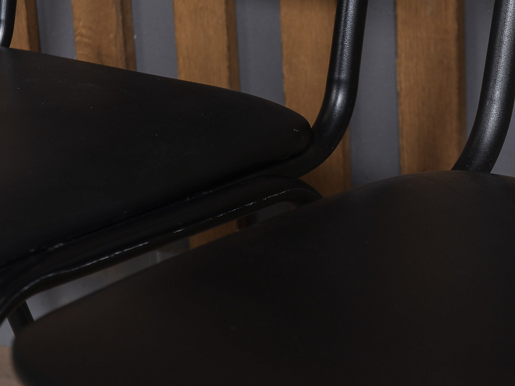 Офисный стул Искусственная кожа Чёрный (ОСЭЧ3-111125)