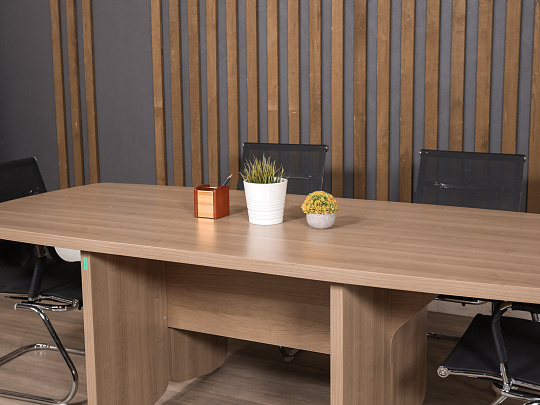 Стол для переговоров Аккорд Директор ЛДСП Ясень шимо