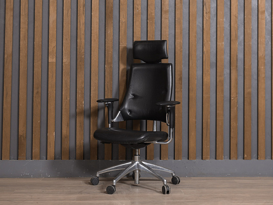 Кресло руководителя Кожа Чёрный