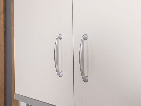 Шкаф для документов ЛДСП Серый