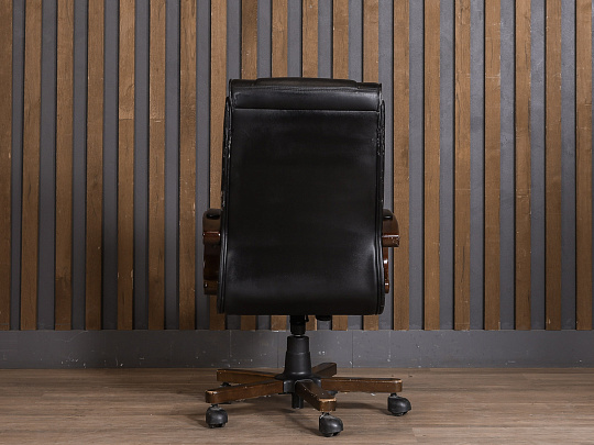 Кресло руководителя Искусственная кожа Чёрный