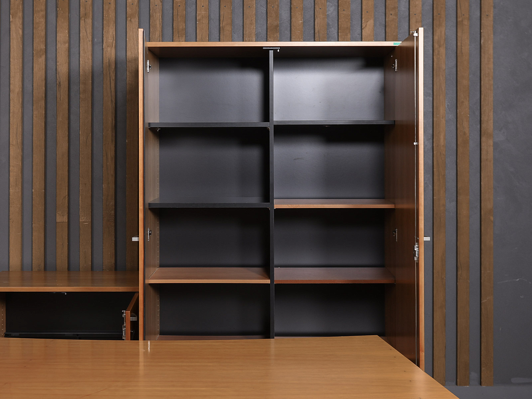 Кабинет руководителя Steelcase ЛДСП Орех США (КРОР-251025)