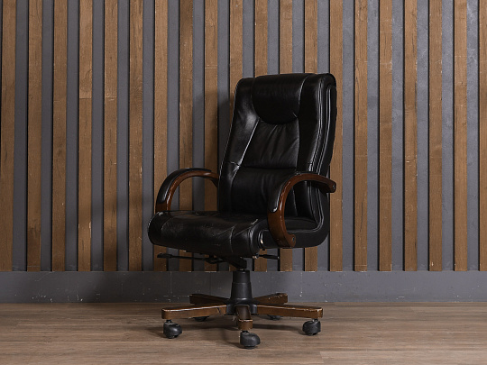 Кресло руководителя Искусственная кожа Чёрный