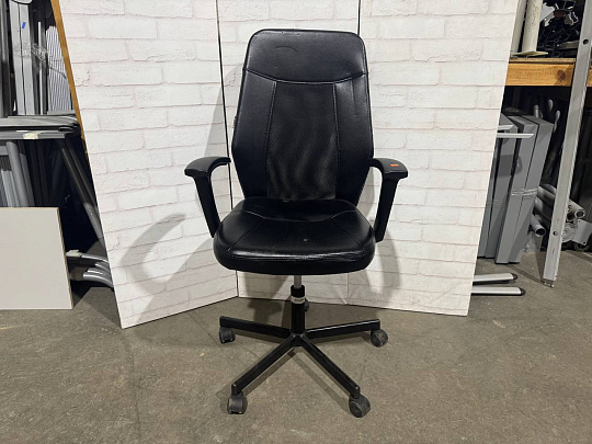 Офисное кресло CHAIR Искусственная кожа Чёрный Европа