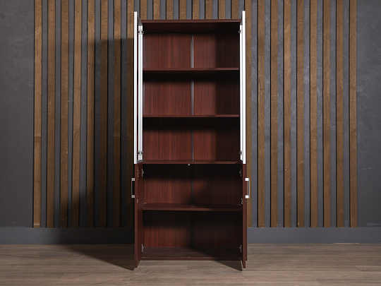 Шкаф для документов ЛДСП Вишня