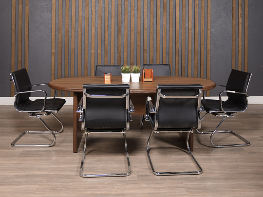 Стол для переговоров Шпон Орех