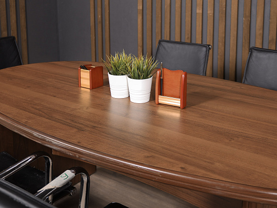 Стол для переговоров Шпон Орех