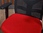 Кресло на колесах для персонала CHOISE GDB Ткань Чёрный; Красный Россия (КПКС-300623)