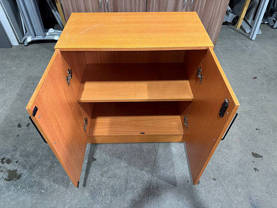 Тумба под оргтехнику ЛДСП Ольха