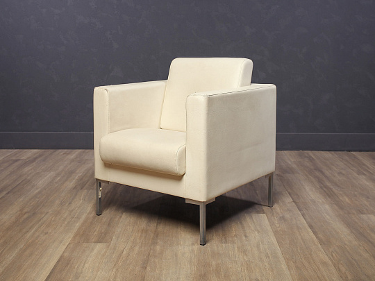 Кресло Искусственная кожа Белый