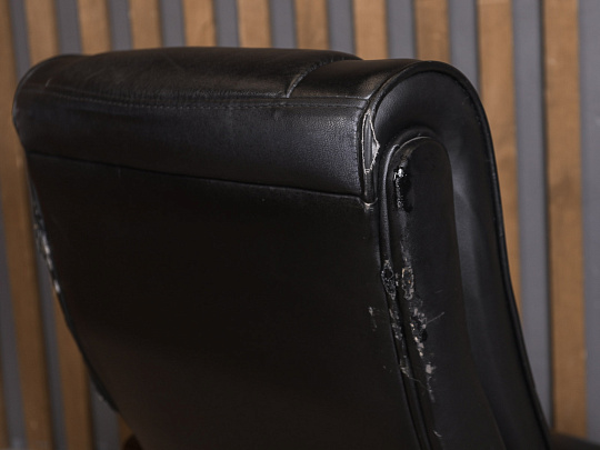 Кресло руководителя Искусственная кожа Чёрный