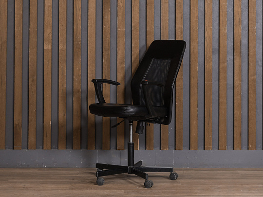 Офисное кресло Искусственная кожа Чёрный