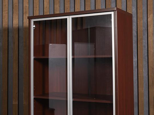 Шкаф для документов ЛДСП Вишня