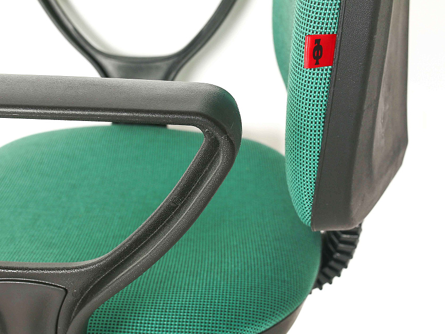 Кресло на колесах для персонала Престиж Ткань Зелёный Россия (020-00000)