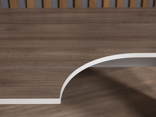 Стол эргономичный ЛДСП Венге