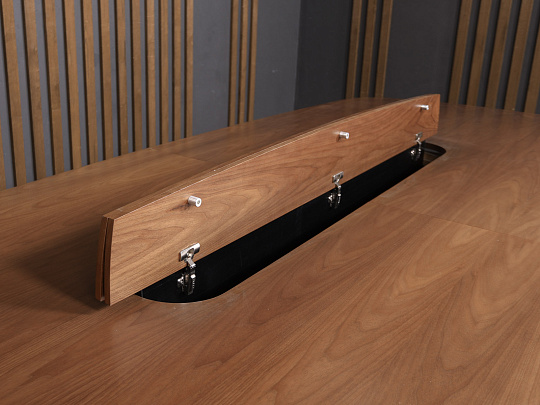 Стол для переговоров Шпон Орех