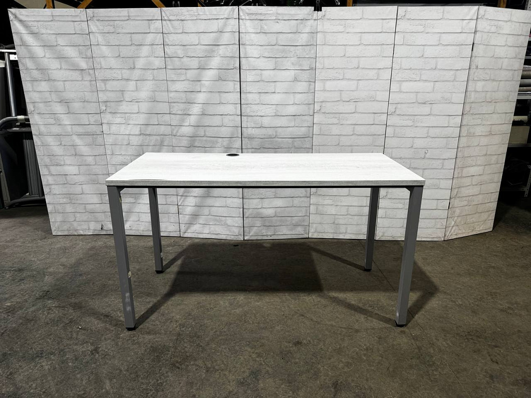 Стол прямоугольный ЛДСП Белый (СТПБ-270226)