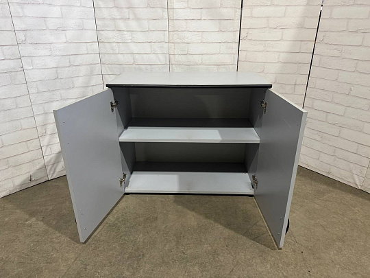 Тумба под оргтехнику ЛДСП Серый