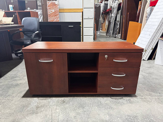 Тумба для оргтехники ЛДСП Орех