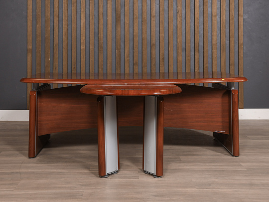 Стол руководителя Шпон Вишня