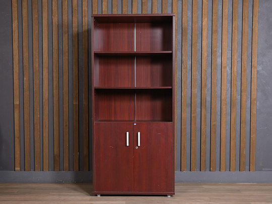 Шкаф для документов ЛДСП Махагон