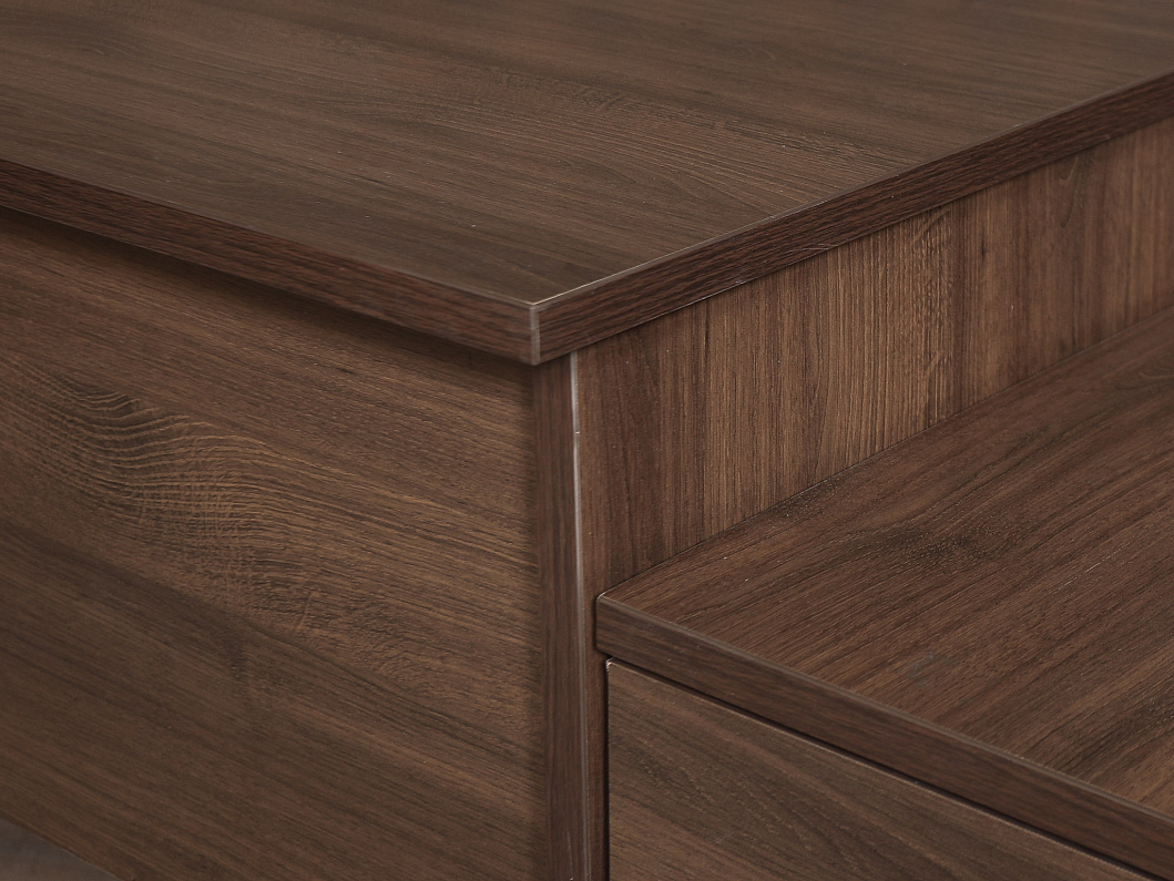 Стол с тумбой ЛДСП Венге (СПТВГ-181125)