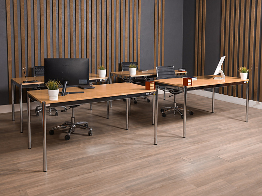 Стол прямоугольный USM Haller Массив Ольха Швейцария