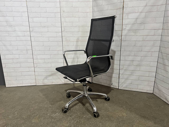 Кресло руководителя Сетка Чёрный Россия