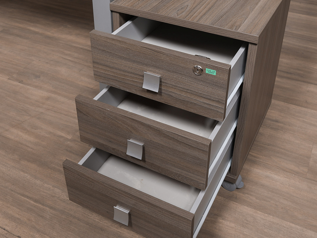 Кабинет руководителя ЛДСП Ясень шимо (КРЯШ1-300825)