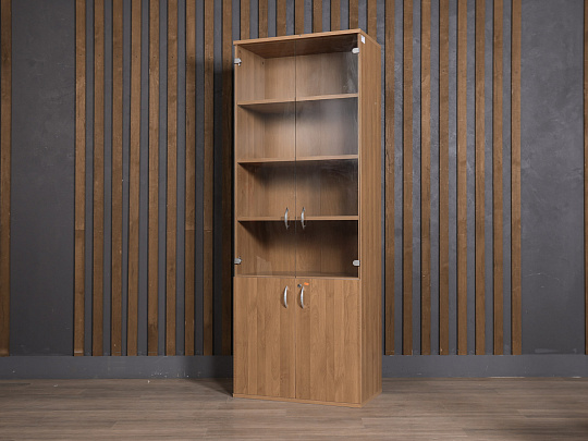 Шкаф для документов ЛДСП Орех