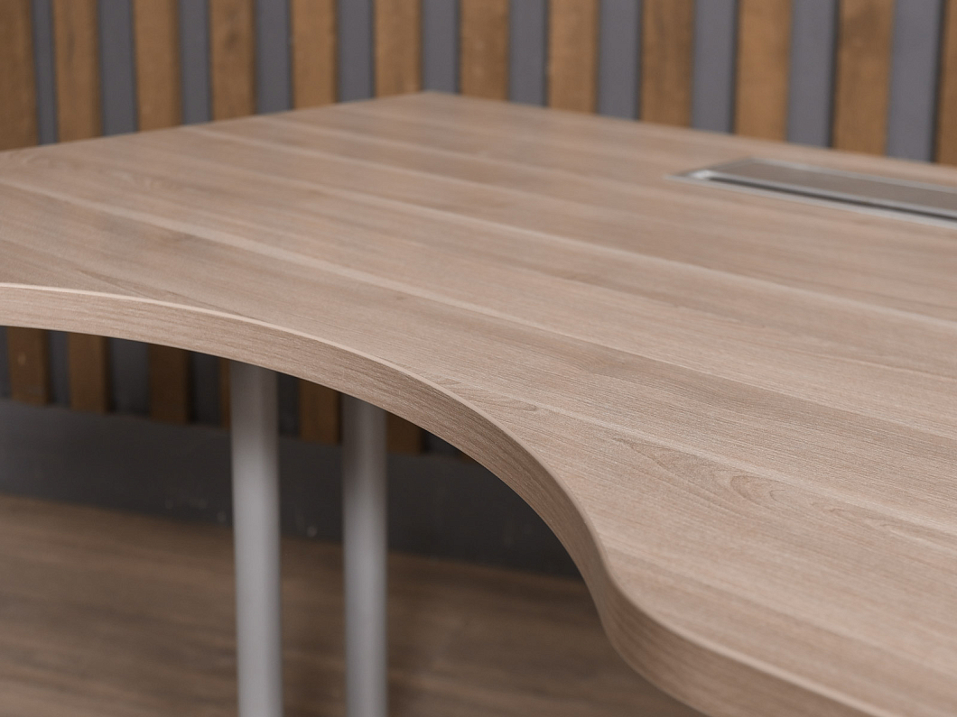 Стол прямоугольный ЛДСП Ясень шимо (СПЯШ-241225П)