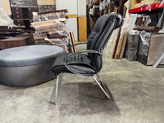 Конференц-кресло Искусственная кожа Чёрный