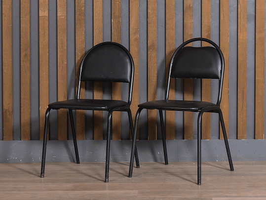 Офисный стул Искусственная кожа Чёрный