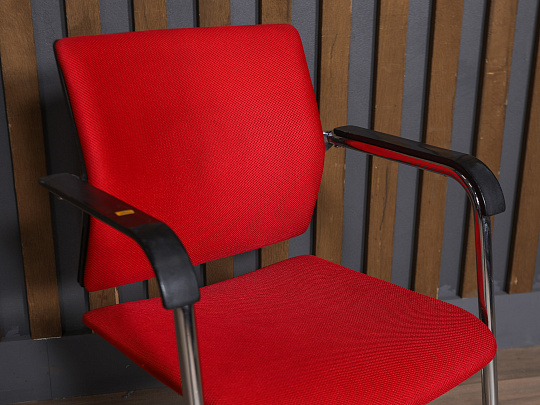 Конференц-кресло Ткань Красный