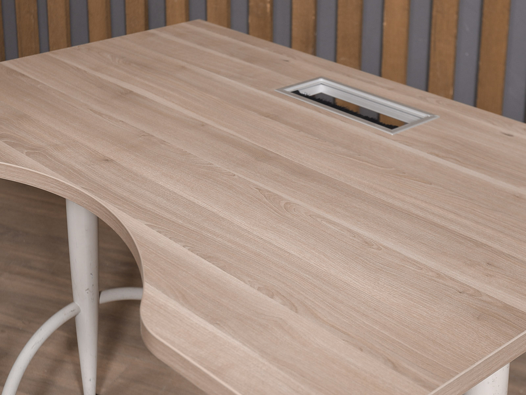 Стол прямоугольный ЛДСП Ясень шимо (СПЯШ-241225П)