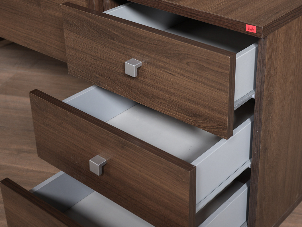 Стол с тумбой ЛДСП Венге (СПТВГ-181125)