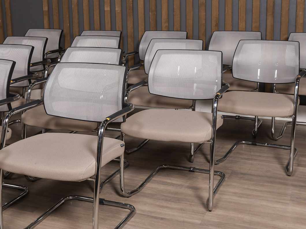 Конференц-кресло Rexsitt Passport ALL TR Ткань Бежевый Италия (КФТБЖ-300825)