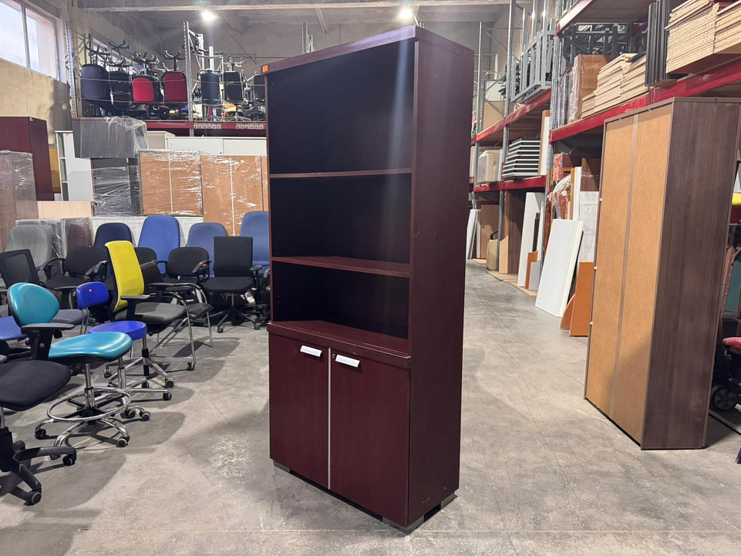 Шкаф для документов ЛДСП Махагон (ШДМХ-160425)