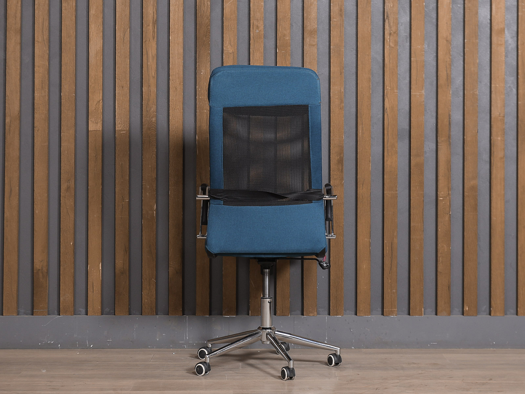 Кресло руководителя Ткань Синий (КРТСН-271225)