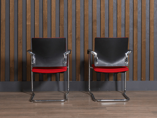 Конференц-кресло Ткань Красный