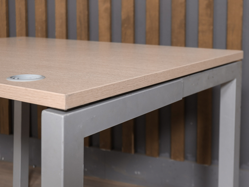 Стол прямоугольный ЛДСП Бук (СПБКМ6-180925)