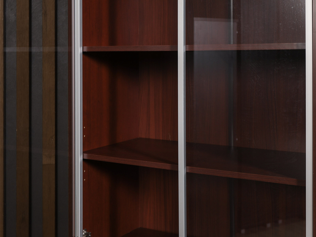 Шкаф для документов ЛДСП Вишня (ШДВШ-290925)