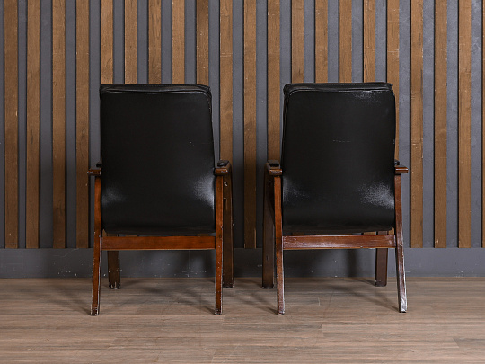 Конференц-кресло Искусственная кожа Чёрный