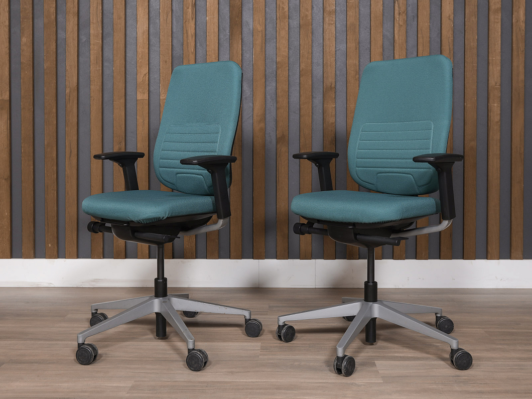 Офисное кресло Steelcase Ткань Зелёный Франция (КПЗЛ-260325)