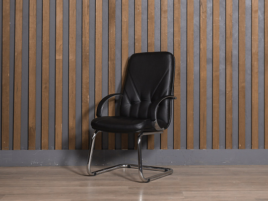 Конференц-кресло Искусственная кожа Чёрный