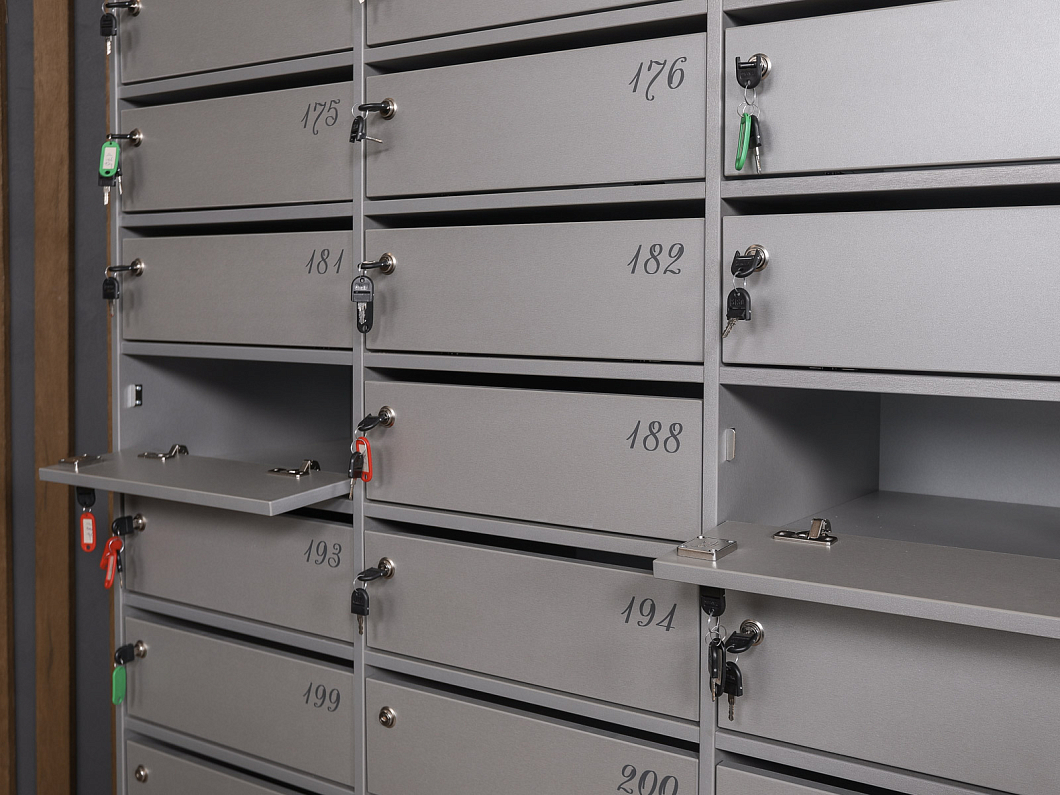 Шкаф абонентский ЛДСП Серый (ШДСР9-260325)