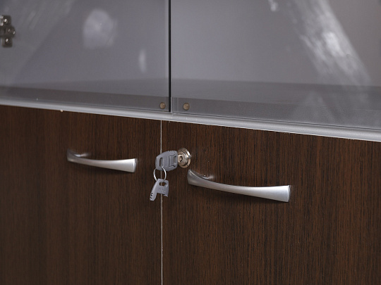 Шкаф для документов ЛДСП Венге